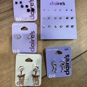 Claire’s stud earrings